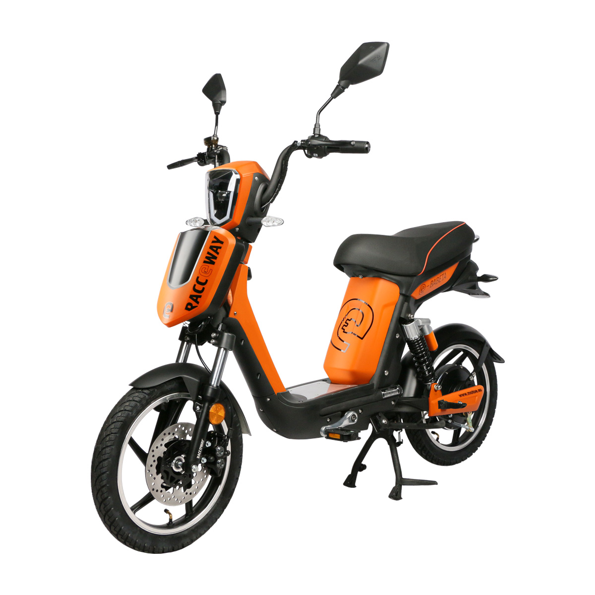 Elektrický motocykel RACCEWAY E-BABETA oranžový matný