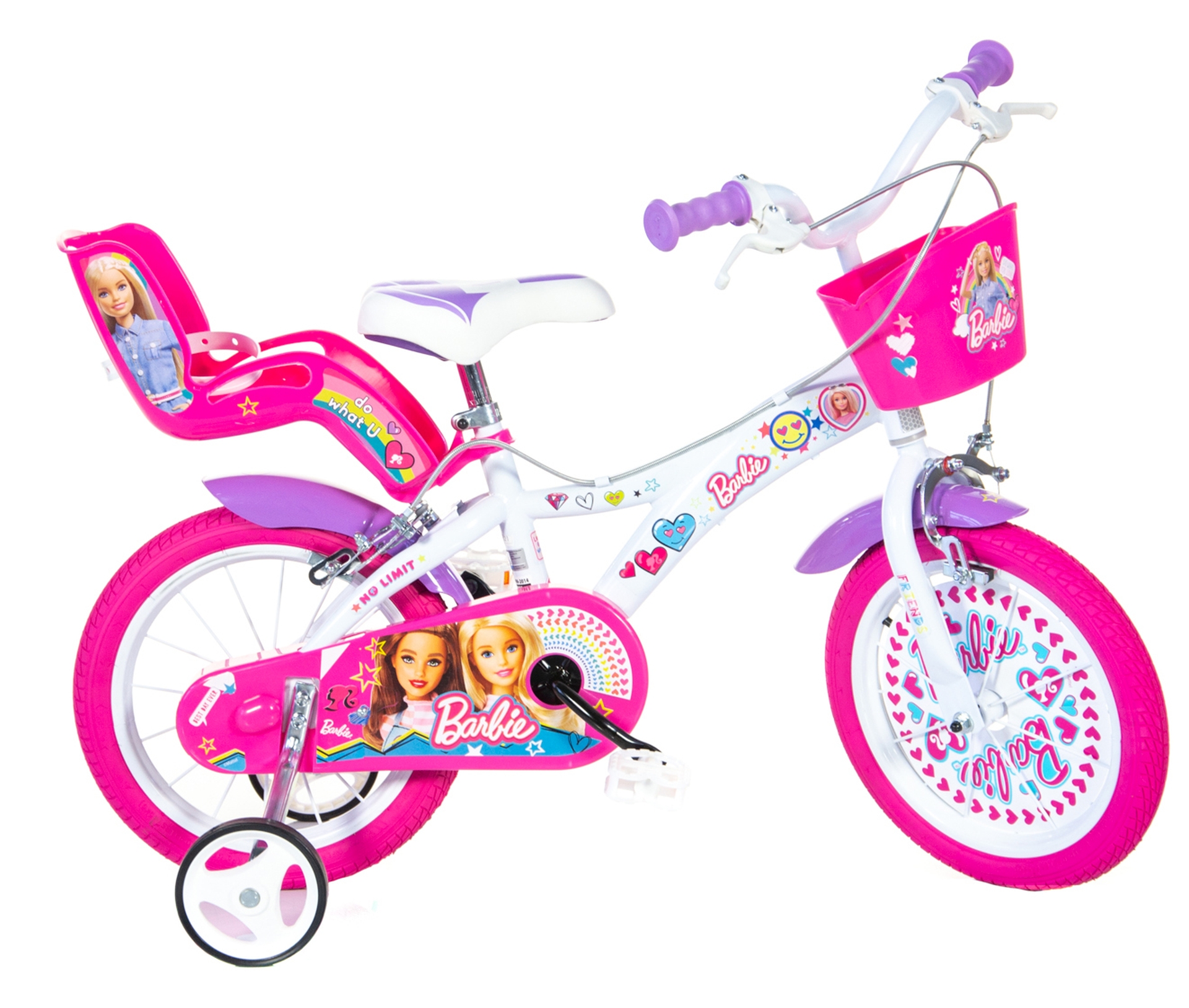 Dino bikes dievčenský bicykel BARBIE 16"