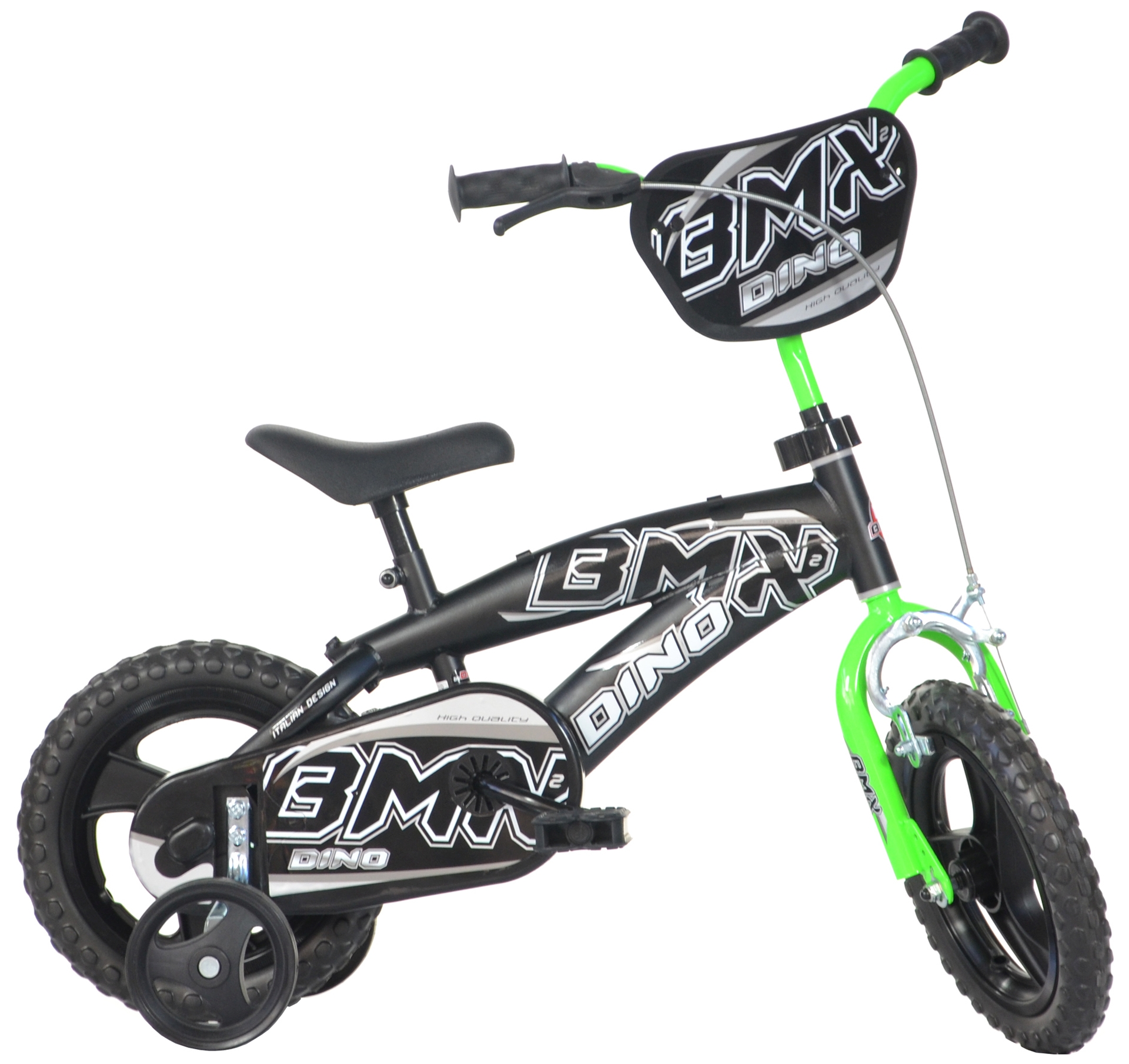 Dino bikes BMX bicykel čierny 12" 2023